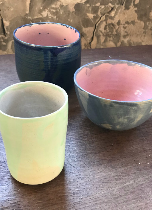 Keramik Tassen und Schüsseln